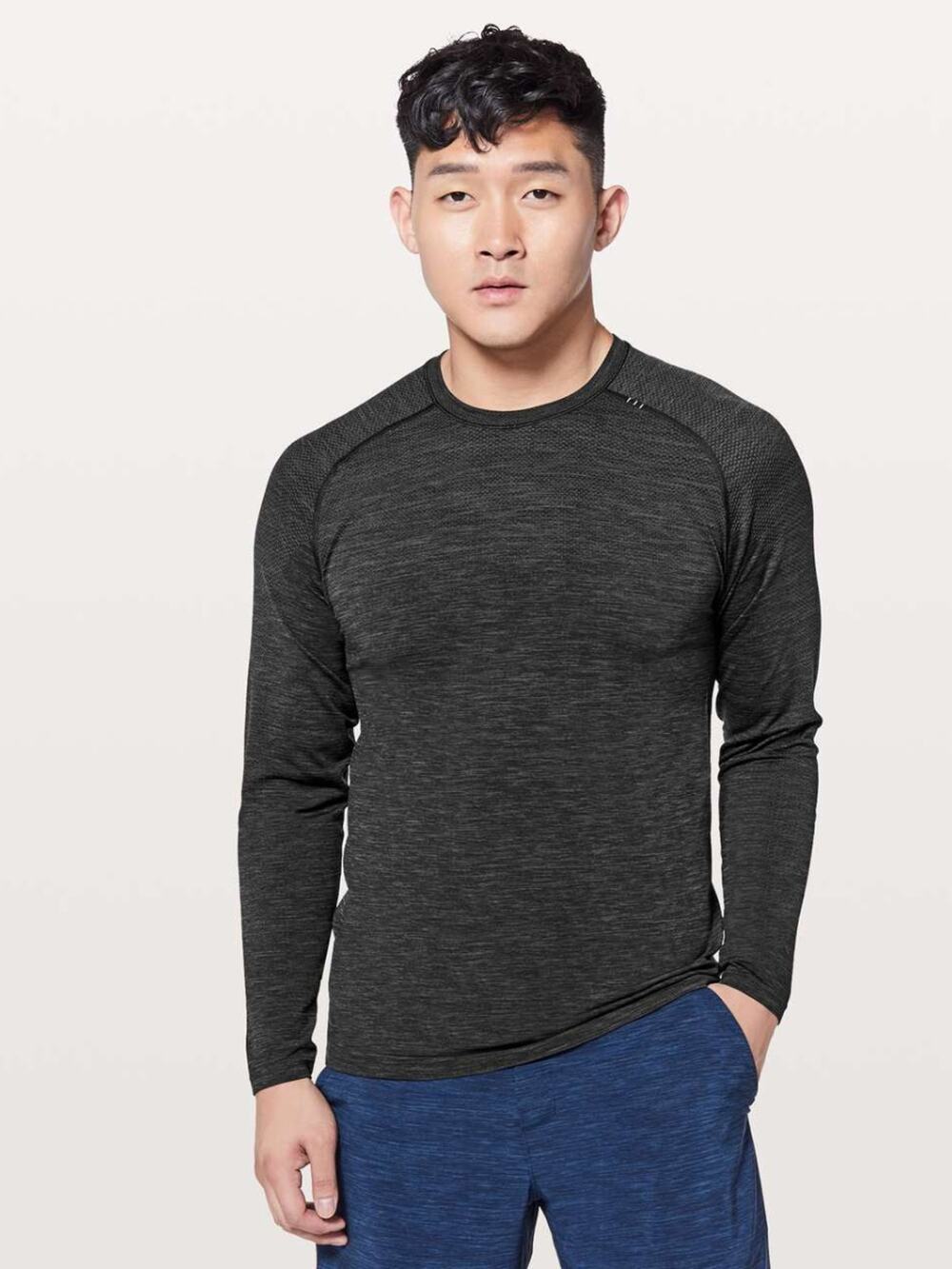 LULULEMON Metal Vent Tech Long Sleeve Deep Coal / Black Size Large